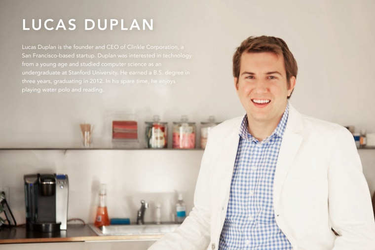 Clinkle founder Lucas Dupla