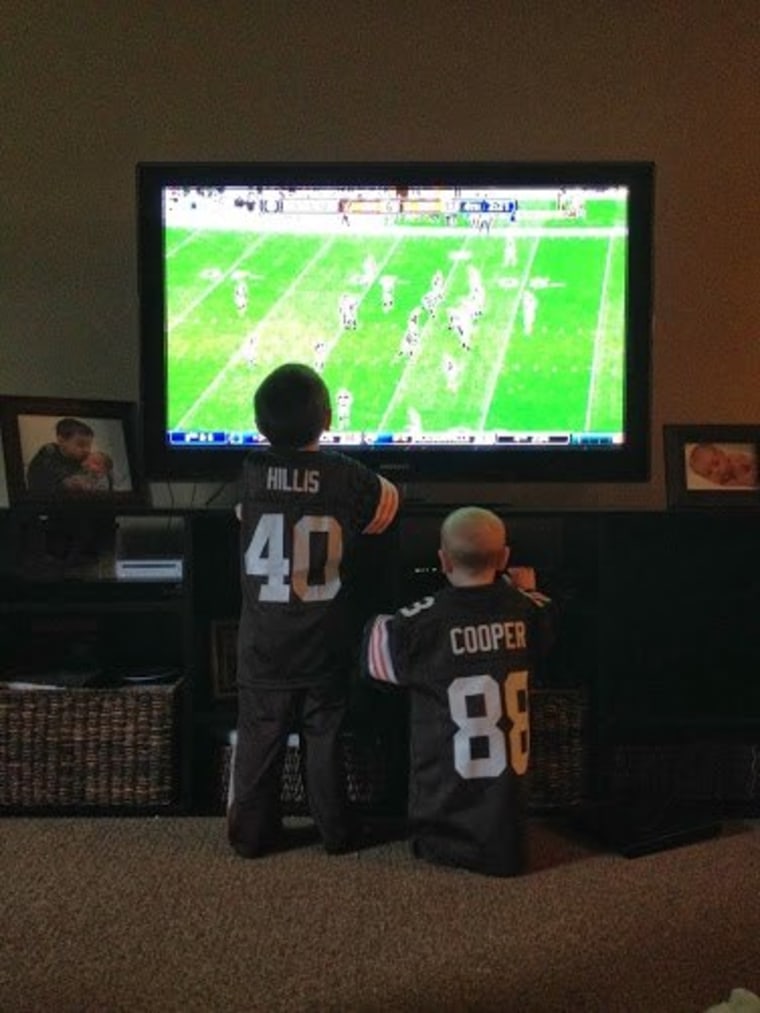 Browns fans…hopefully not setting these two up for a lifetime of disappointment.