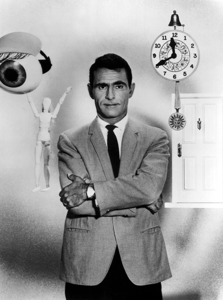 Rod Serling, the creator and most regular resident of \"The Twilight Zone.\"