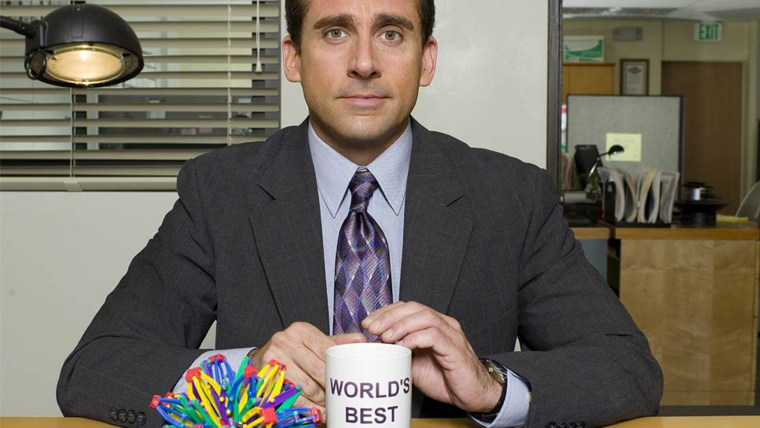 THE OFFICE -- Pictured: Steve Carell as Michael Scott -- NBC Photo: Mitchell Haaseth