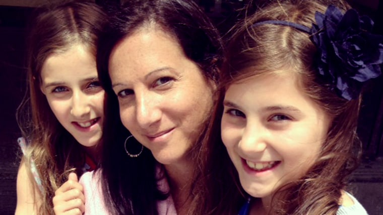 TODAY producer Tammy Fine smiles with her daughters Abigail and Elizabeth. 