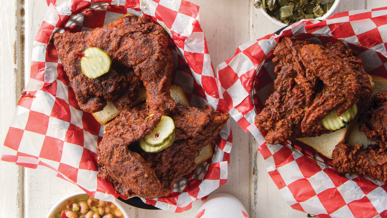 Nashville hot chicken