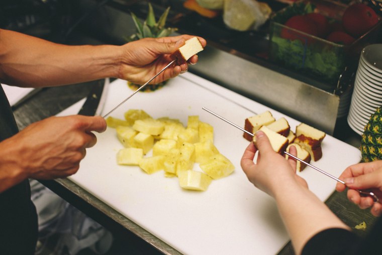 Pineapple skewers