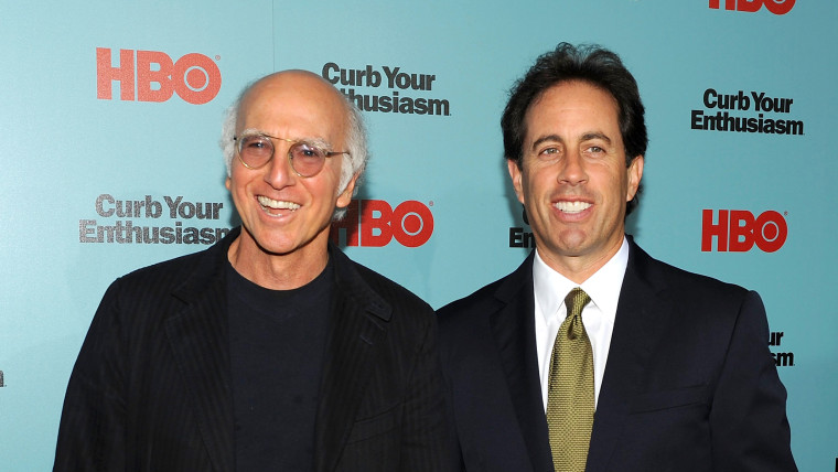 Image: Larry David and Jerry Seinfeld in 2009
