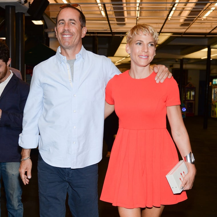Image: Jerry Seinfeld and Jessica Seinfeld in 2014