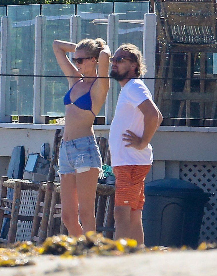 Image: Leonardo DiCaprio and Toni Garrn