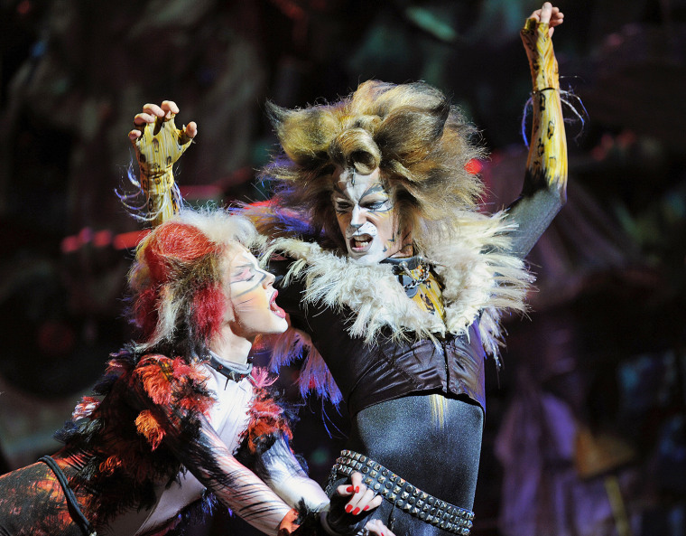 Image: The character Rum Tum Tugger in \"Cats\"
