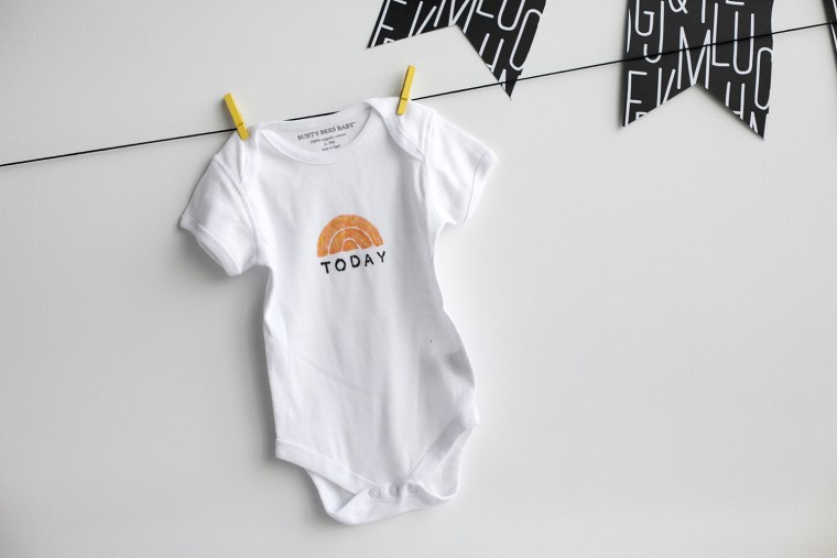 A TODAY onesie... part of any newborn's essential wardrobe!