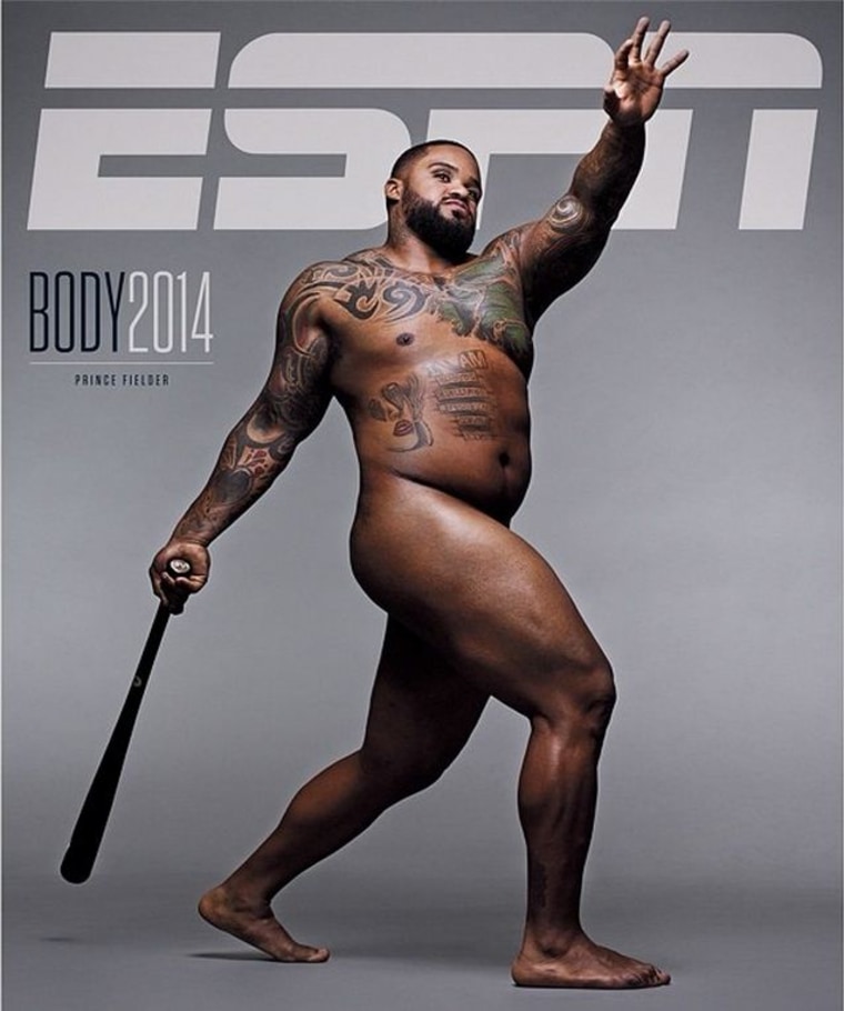 The Prince's new clothes: Fielder goes nude for ESPN Magazine