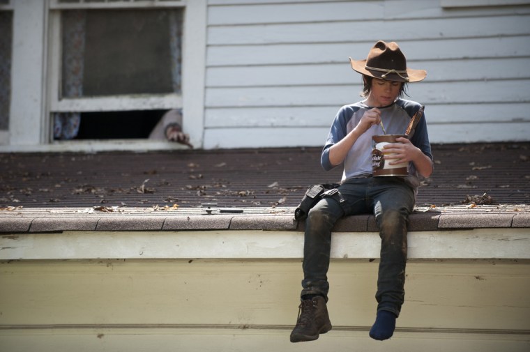 Image: Chandler Riggs as Carl Grimes \"The Walking Dead\"