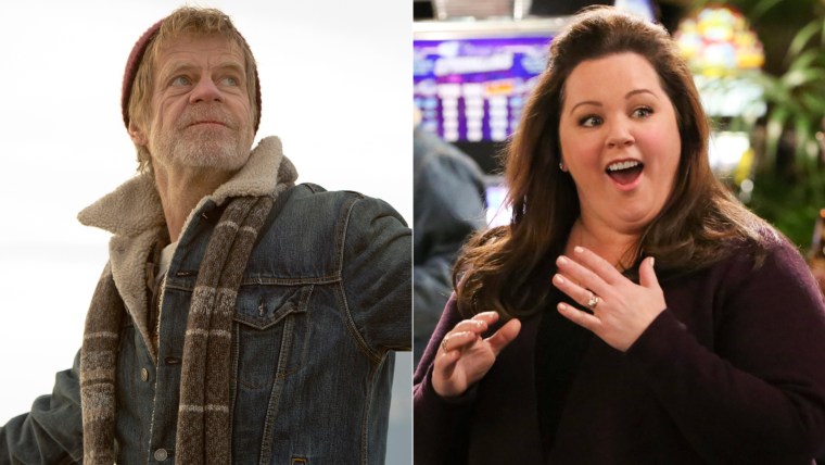 William H. Macy (\"Shamless\") and Melissa McCarthy (\"Mike & Molly\").