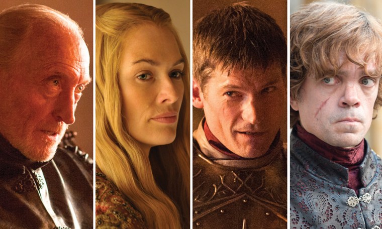 Image: The Lannister family on \"Game of Thrones\"