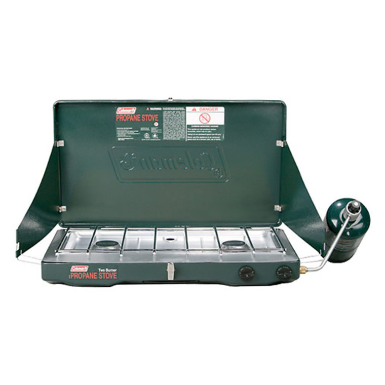 Coleman Perfectflow 2-burner propane stove
http://coleman.com