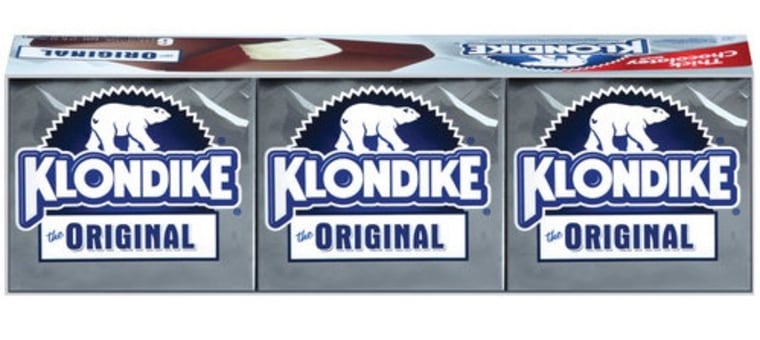The Klondike Original ice cream bar