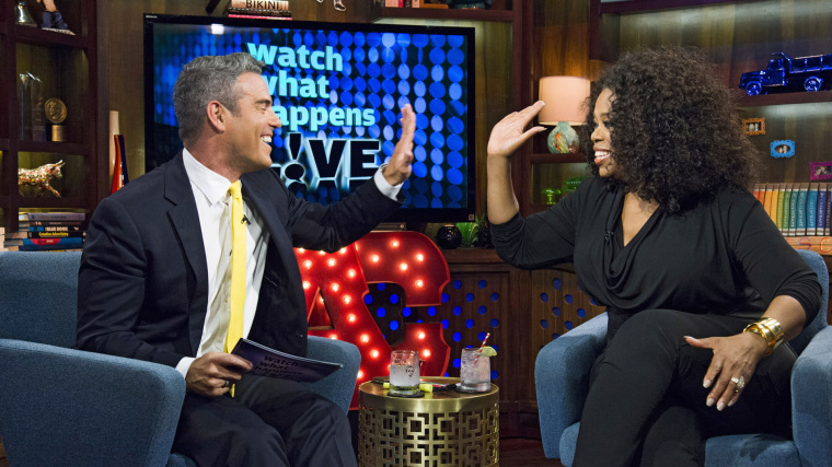 Image: Andy Cohen and Oprah Winfrey