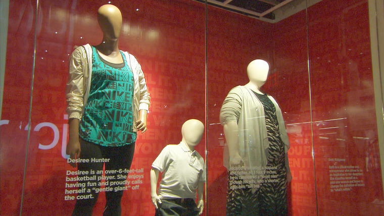 TODAY's \"Love Your Selfie\" mannequins featured in JCPenney's Manhattan store.