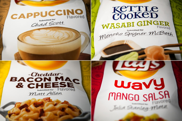 The four finalists in Lay's