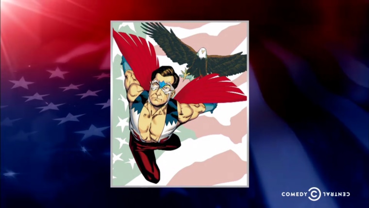 Image: Colbert as The Falcon.