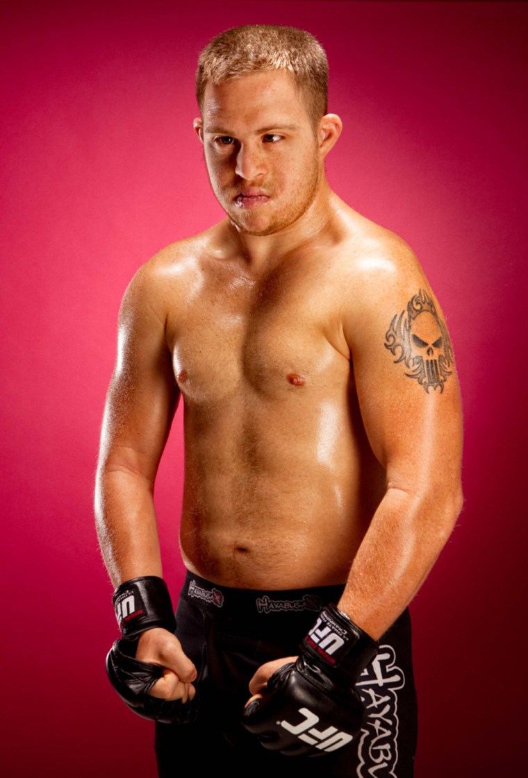 Garrett Holeve, 24, loves Mixed Martial Arts fighting. “It makes me feel pumped,” Holeve said.
