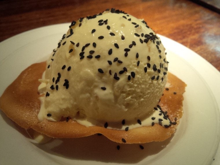 Sea urchin ice cream