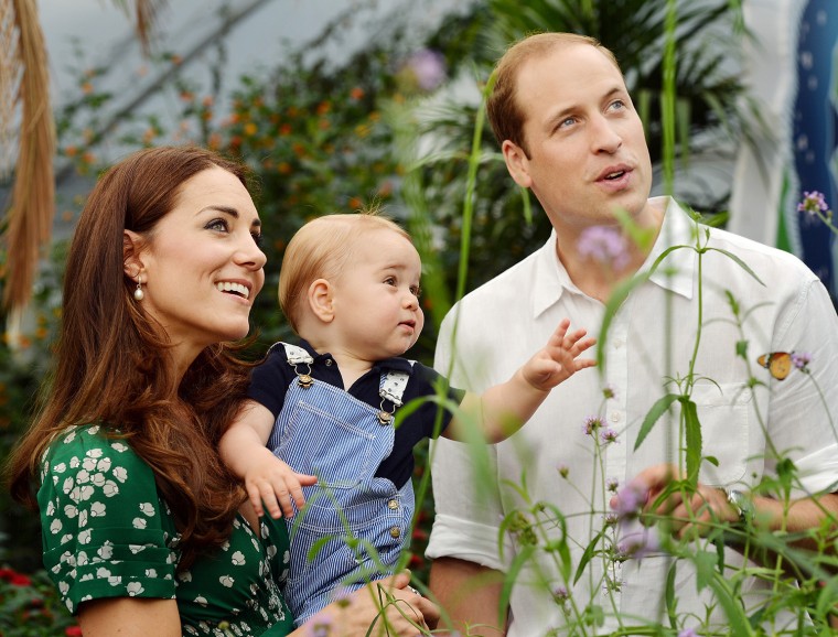 In honor of the little prince’s upcoming first birthday, Kensington Palace released new images of the royal family together at at London's Natural History Museum.