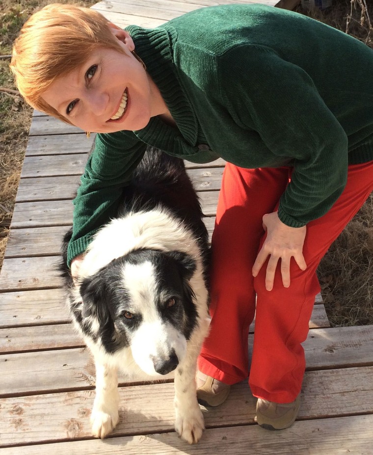 Harris with Border Collie