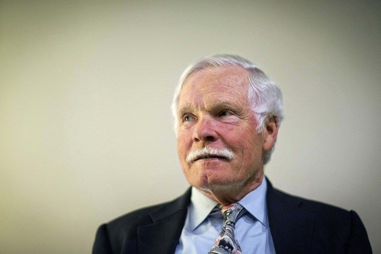 In this Friday, Dec. 6, 2013, photo, Ted Turner sits for a portrait in Atlanta. Turner told The Associated Press in a recent interview that when Turne...