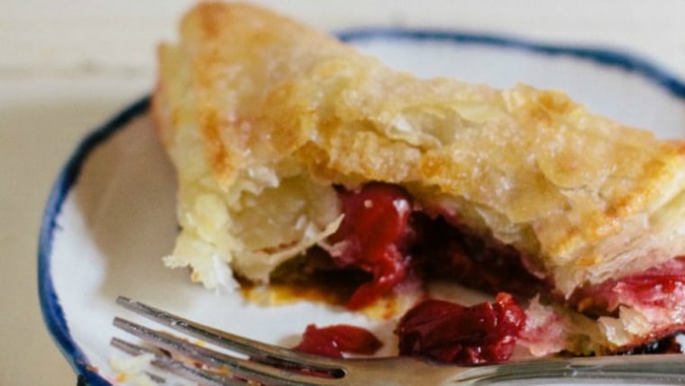 Sour cherry turnovers