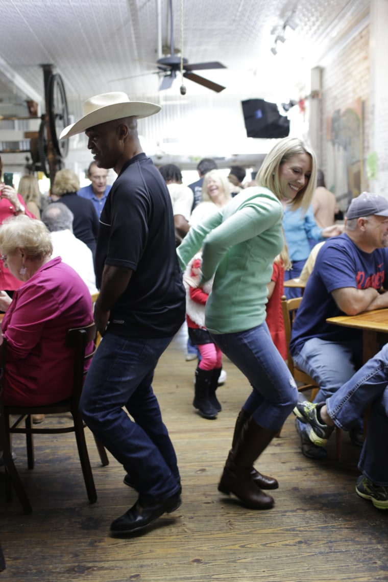 A zydeco breakfast at Café Des Amis in Breaux Bridge, Louisiana.