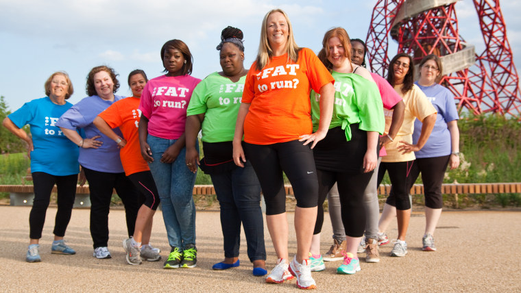 Julie Creffield, creator of The Fat Girls' Guide To Running, said she wants to inspire people who are overweight to live healthier lifestyles.