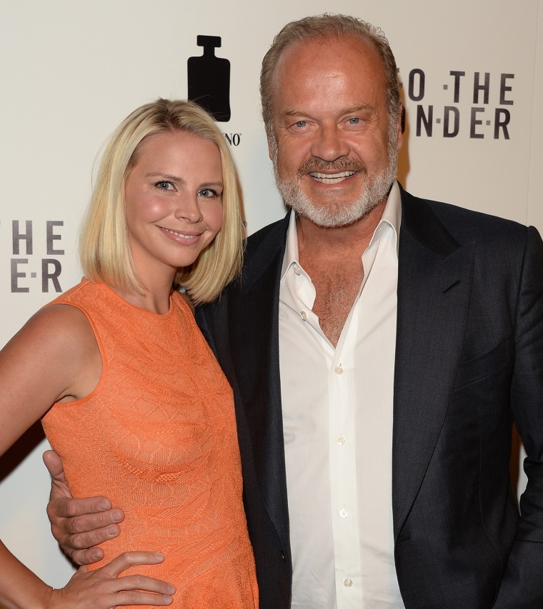 Image: Kelsey Grammer and wife Kayte Walsh
