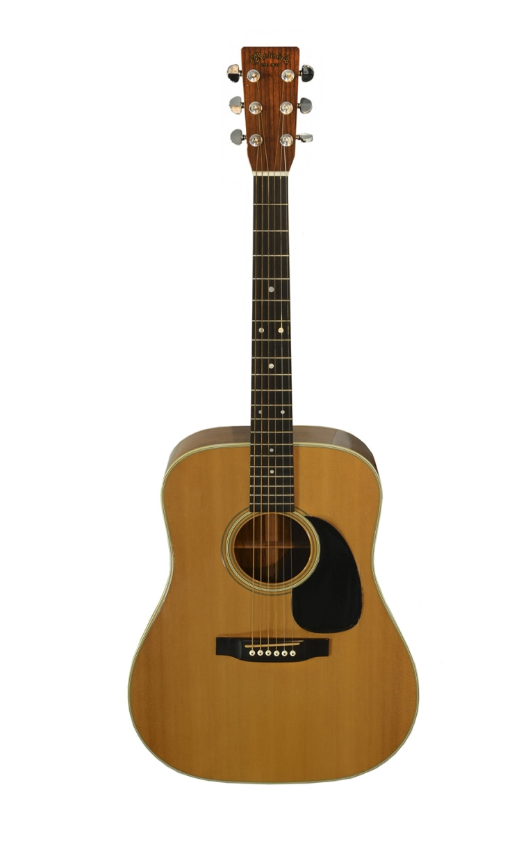 Elvis Presley's 1975 Martin D-28 guitar.