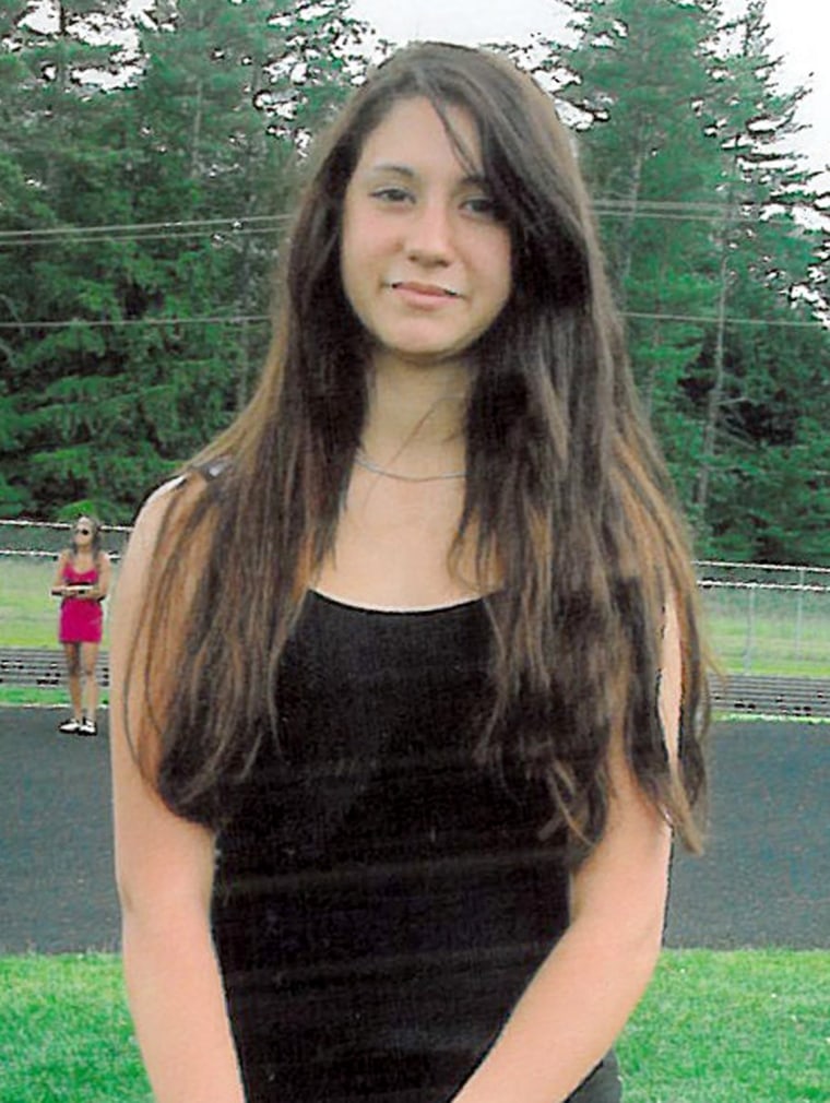 FILE-Conway, N.H. police released this photo of 14-year-old Abigail Hernandez of North Conway, N.H. Thursday Oct. 10, 2013. Senior Assistant Attorney ...