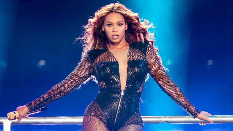 Beyonce performs during the On The Run tour at Mercedes-Benz Superdome on Sunday, July 20, 2014 in New ...