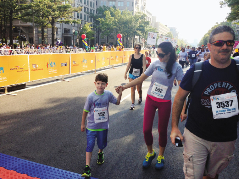 Paul Baier completes a 5K