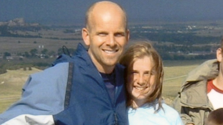 Jim Higley with daughter Wallis at age 13.