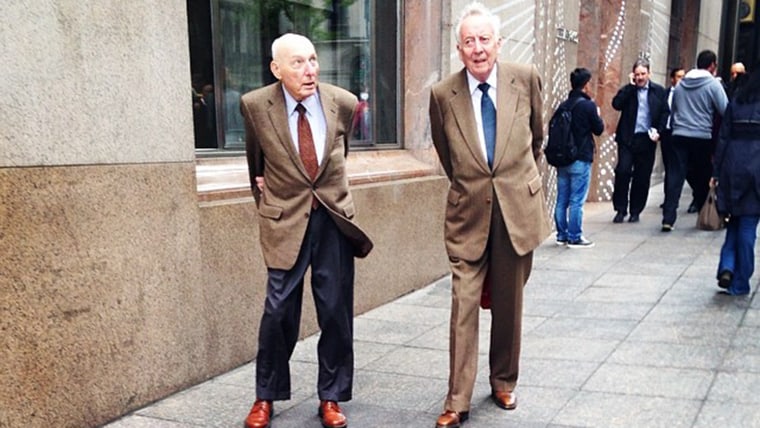 You probably can't pull off a brown suit. #fashiongrandpas #courtesyof5thavenue