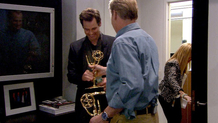 ...and his Emmy.
