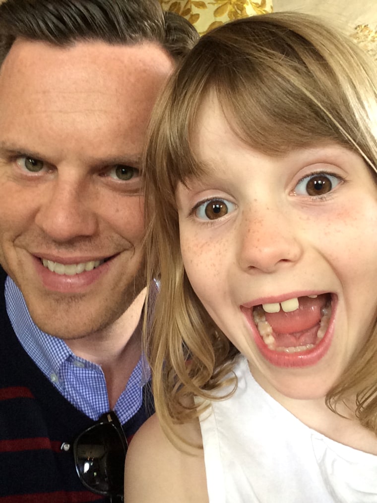 Image: Willie Geist and his daughter