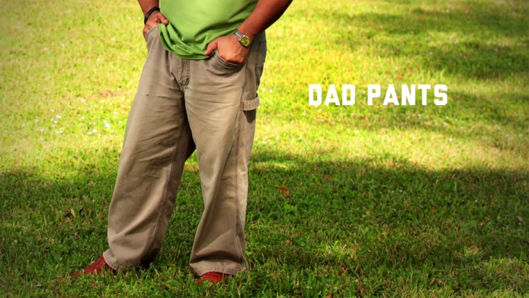 A new Dockers ad makes a call to \"stop dad pants.\"