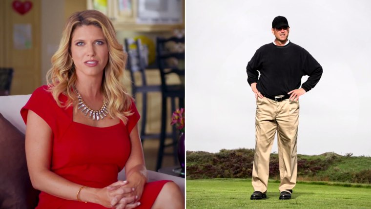 Sarah Harbaugh is on a quest against her husband Jim's (former) trademark look.
