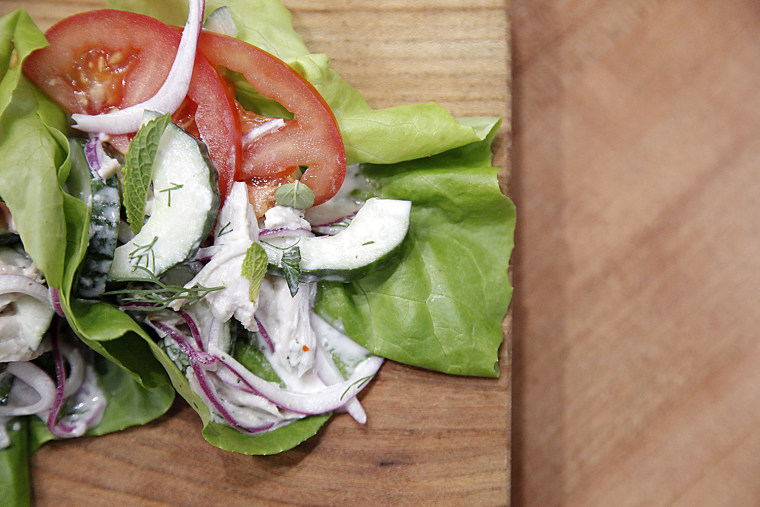 Tzatziki-style chicken salad