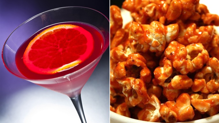 Negroni caramel popcorn