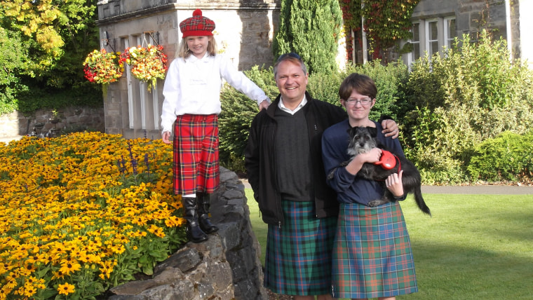 family in Scotland