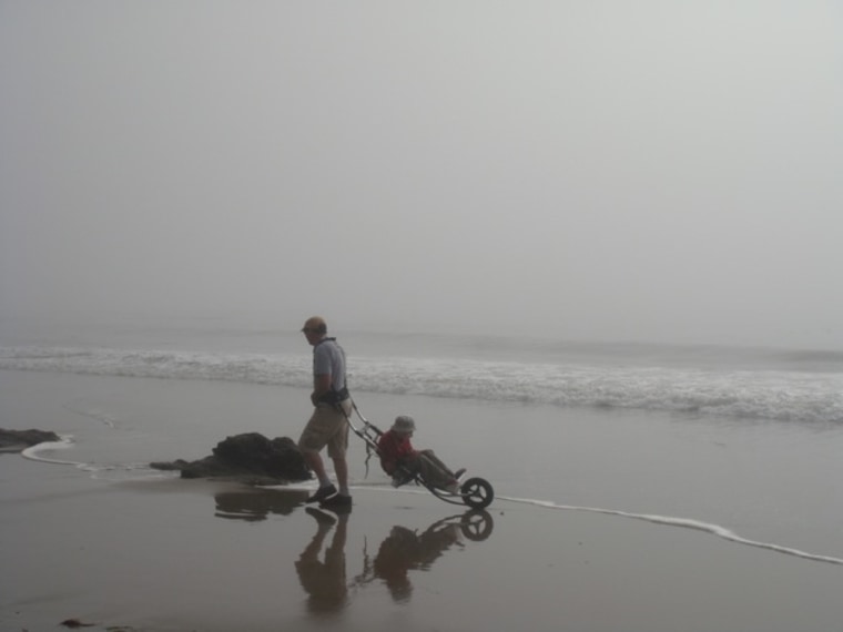 James and Jonah Geier in Santa Barbara, California, November 2012.