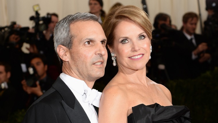 John Molner and Katie Couric on May 5, 2014 in New York City.