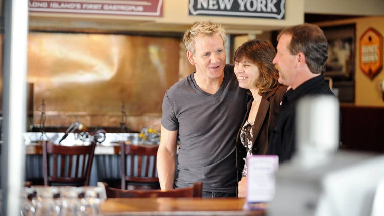 Image: Chef Gordon Ramsay and restaurant owners