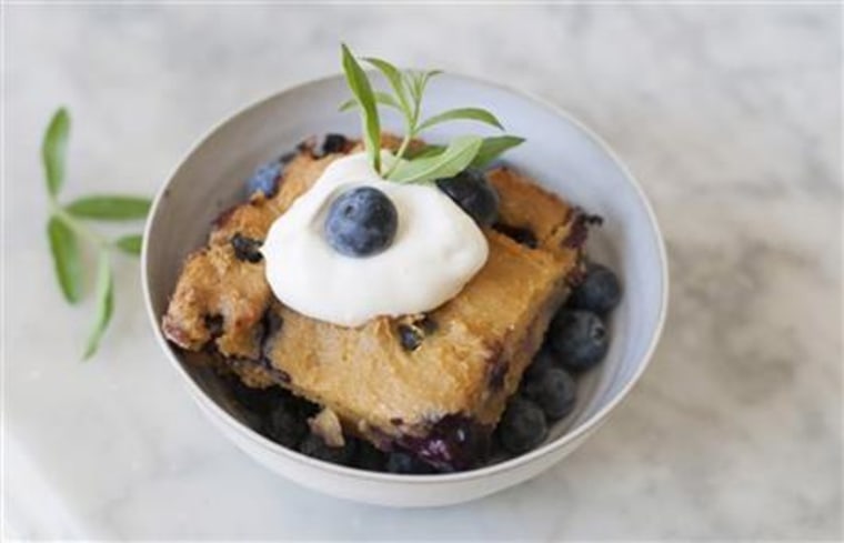 Image: blueberry sorghum spoon bread