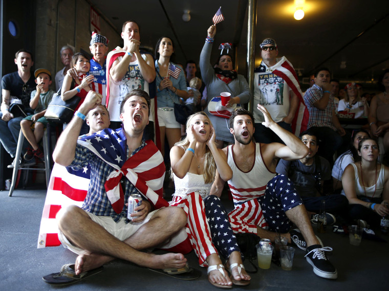 While you might not be able to gather in front of a huge video board decked out in USA gear for Thursday's U.S.-Germany World Cup showdown, there are still ways to catch the game if you're stuck at work.