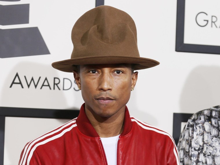 Pharrell Williams and his hat.